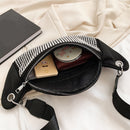 Trendy Chest Bag Rhinestone Fashionable Women Fanny Pack Nylon for Lady Sho