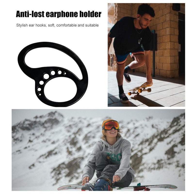 1 Pair Silicone Bluetooth-compatible Earplug Protective Earhook Anti Lost H