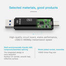 10PCS*5 in 1 USB 3.0 Type C / USB / Micro USB SD TF Memory Card Reader OTG Adapt