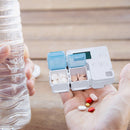 #A Timing Pill Box 3 Grids Intelligent Tablet Container Medicine Dispenser Holde