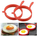 2 x Silicone Egg Frying Rings Fried Poacher Mould Perfect For Pancakes Z5T7