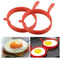 2 x Silicone Egg Frying Rings Fried Poacher Mould Perfect For Pancakes Z5T7