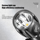 USB Rechargeable LED Beads Flashlight Portable Torch w/ Built-in Battery Newly