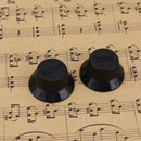 3pcs/Set Black Plastic Electric Guitar Adjust Volume Rotary Rotary Selector Pot