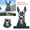 Animal Fence Metal Peeping Silhouette Donkey Cow Standing Art Statues (A) Newly