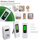 Wireless Socket LED Thermostat Heating Infrared Heating Control Temperature~