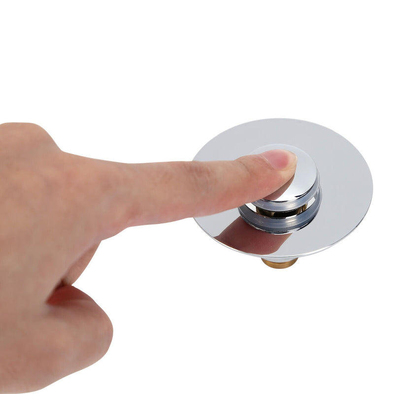 Universal Drain Filter 1.1 - 1.34 inch Push Drain Plug Strainer Kit (One) Newly