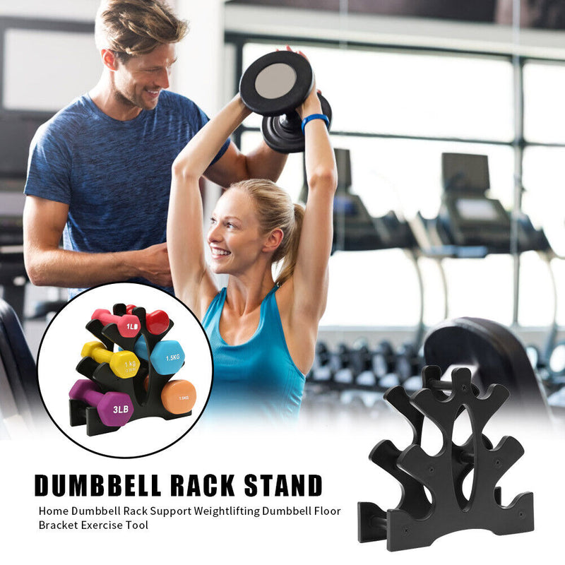 Weightlifting Dumbbell Stand Rack Dumbbell Floor Bracket Exercise Equipment