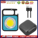 LED Keychain Flashlight USB Rechargeable Outdoor Cycling Camping Working Ligh