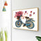 Quilted Paper Stripes Tool Set Bike Flower DIY Quilling Paper Painting Kit