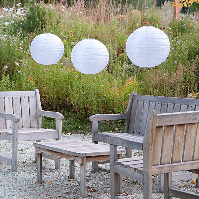 Chinese Paper Lanterns Outdoor Yard Party DIY Lamp Light Decorative Shell Bal