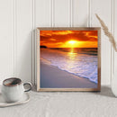 Beach Sunset 5D DIY Diamond Painting Kits Full Round Drill Wall Decor Art Crafts