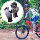 Non-Slip Half Finger Bike Cycling Gloves Sunscreen Fingerless Gloves (M) Newly