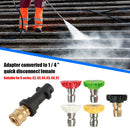 Pressure Washer Gun Adapter + 5 Nozzles Tips Set for Karcher K2 K3 K4 K5 K6 K7