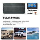 30W Solar Panel Kit 18V Battery 100A Charger Controller for Car RV Outdoor Newly