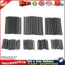 127pcs/set Black 40/80mm Insulation Assorted 2:1 Heat Shrink Tubing Wrap Newly