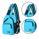 Fashion Oxford Cloth Shoulder Chest Bag Women Travel Solid Color Large Backpack