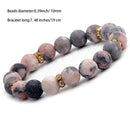 Beaded Depression Bracelet Strand Charm Quartz Stretch Fashion Yoga Gifts