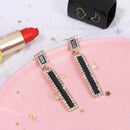 Jewelry Dangling Earrings Rhinestone Earring Geometric Drop Earrings Ear Stud