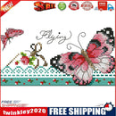 14CT Stamped Cotton Thread Picture Butterfly Cross Stitch Needlework (D740)