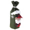 MINGRONG-dzsw Christmas decoration for red wine bottles, motif: snowman, Weihn