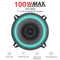 VO-502 5 inch 100W 2 Way Car Coaxial Speaker Auto Audio Music Loudspeaker