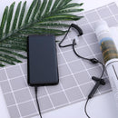 3.5mm Male Air Hose Headphones Earphones Soft Clear Anti-Radiation Stereo