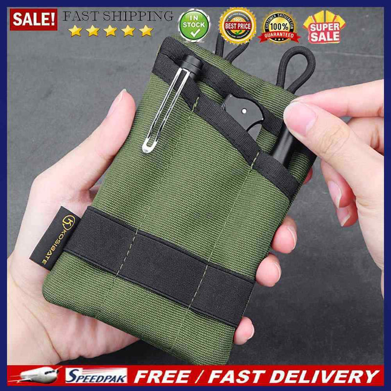 EDC Gear Pouch Bag Portable Wallet Card Bag for Camping Hiking Mountaineering