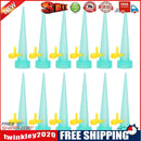 12pcs Automatic Watering Spikes System for Plants Drip Irrigation (Green)
