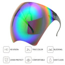 Full Face Cover Sunglasses Visor Protective Eyewear Goggle Unisex (Green)