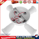 Adjustable E27 Splitter 5 Head Lamp Base LED Bulb Holder Adapter Socket Newly