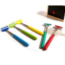 1x Steel Telescopic Scratcher Itch Back Massage Stick For Adjustable F1X8 Y4H4