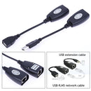 USB to RJ45 Extender USB 2.0 Extension Extender Adapter up to 150ft