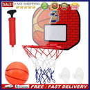 Plastic Basketball Backboard Hoop Set Wall Suction Basketball Board for Chi