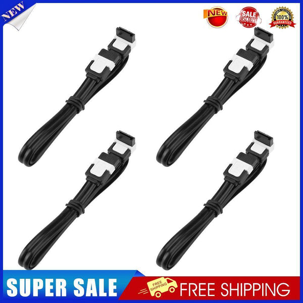 4pcs HDD SSD SATA 3.0 III 6Gb/s Serial Port Hard Disk Drive Data Cable Wire