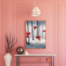 DIY Diamond Embroidery Red Birds Rhinestone Mosaic Diamond Painting Wall Gift