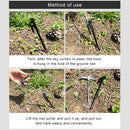 Outdoor Camping Tent Peg Extractor Nail Puller Tent Peg Puller Hooks Remover