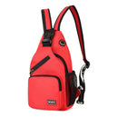 Fashion Women Oxford Cloth Travel Large Capacity Knapsacks Crossbody Chest Bag