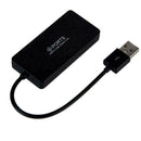 Black USB 2.0 Hi-Speed 4-Ports Splitter Hub For PC Speed High K4N4