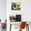 5D DIY Full Drill Diamond Painting Dog Cross Stitch Embroidery Kit Wall Art
