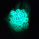 KTV Club Bar Party Drinking Playing Tool 5pcs Luminous Six Sided Luminous D