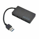 5Gbps Speed 4-Port USB 3.0 Portable Compact Hub Adapter For PC Laptop