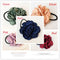 Elastic Rope Women Accessories Ponytail Holder Scrunchie Hair Bands Rose Flower