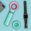 Portable Bladeless Cooling Fan Summer Personal Handheld Desktop Fan (Blue)