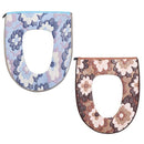 Soft Warm WC Cover Closestool Pads Thickned Toilet Lid Mat Flannel Seat Cover