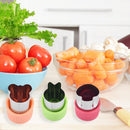 5x3pcs Star Heart Rabbit Shape Vegetables Cutter Cooking Baking Molds (A)