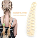 DIY Women Hair Braiding Tool Girls Braider Magic Hair Twist Tool (Pink)