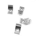 10pcs Right Angle Glass Shelf Suction Cup Fixing Support Clip Bracket (B) Newly
