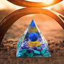 Crystal Energy Generator Pyramid Healing Stone Positive Energy Collect (C) Newly