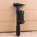 Black Bike Adapter MTB Road Bicycle Pump with Pressure Gauge Mini Bicycle Pump Pr